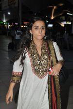 Vidya Balan snapped at airport as she returns from Hyderabad on 20th June 2014